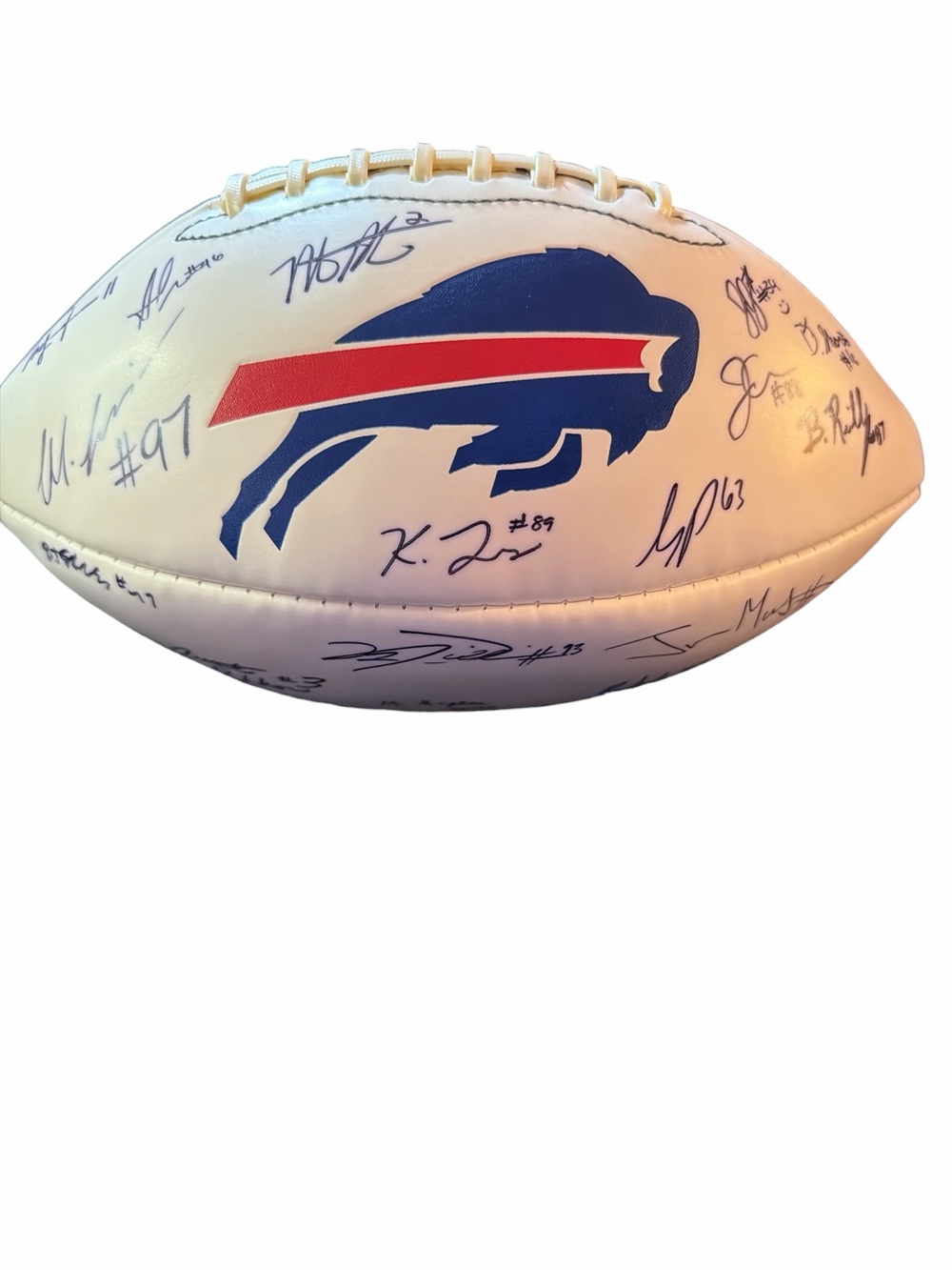 2021 Buffalo Bills FULL TEAM SIGNED Football